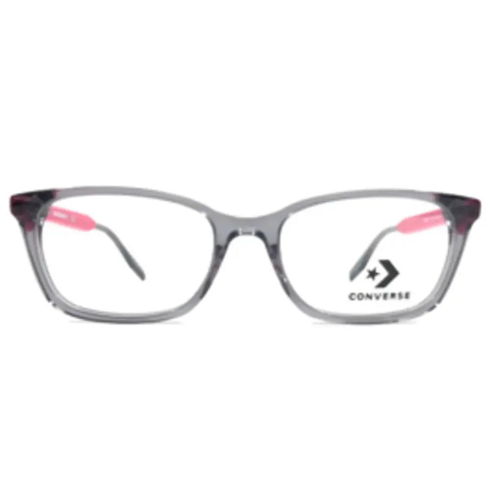 💎✨NEW WITH TAG✨💎Converse Kids Eyeglasses Frames Transparent Gray Pink - Picture 1 of 13